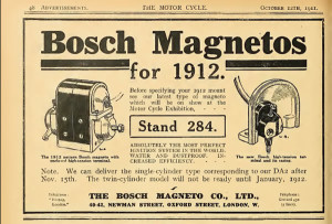 Bosch magneto 1912 advert