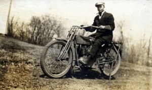 Early Harley Davidson single